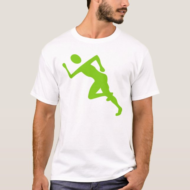 T-shirt Course - Vert Martien (Devant)