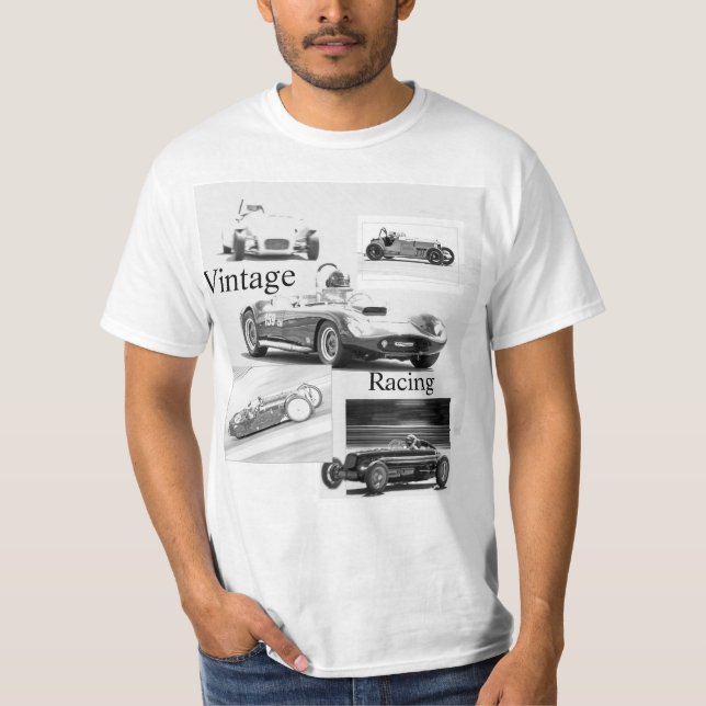 T-shirt Course vintage (Devant)