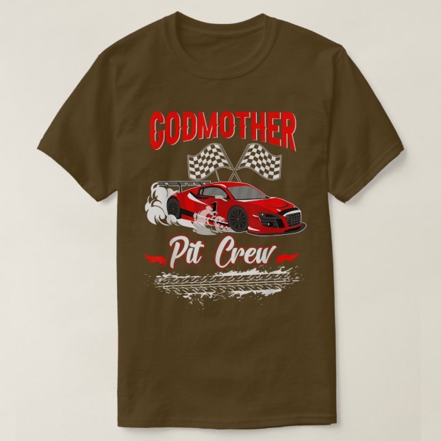 T-shirt Course Voiture Anniversaire Fête Racine Famille Go (Design devant)
