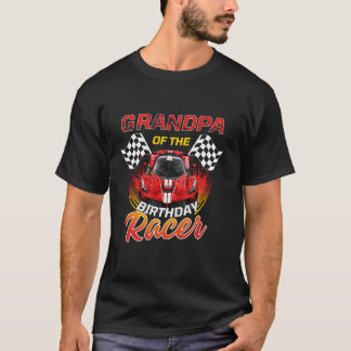 T-shirt Course Voiture Grand-Père Du Racer Anniversaire Ra