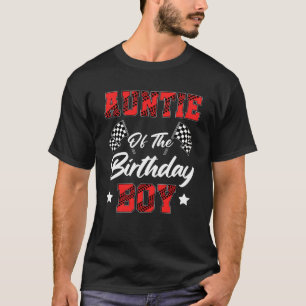 T-shirt Course Voiture Tante De L'Anniversaire Boy Racing 