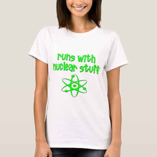 T-shirt Courses avec la substance nucléaire (Devant)