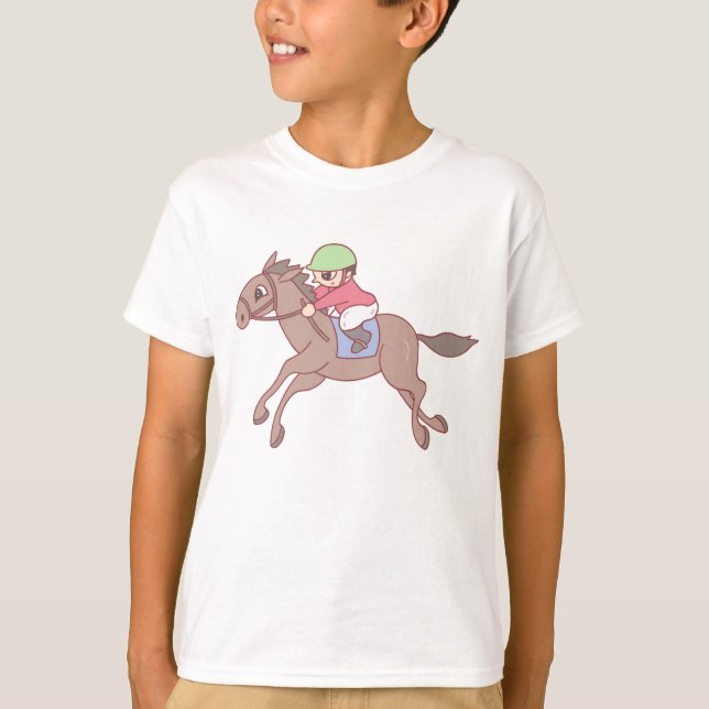 T-shirt Courses de chevaux. (Devant)