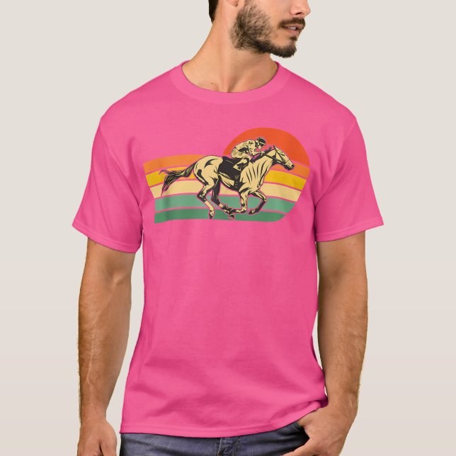 T-shirt Courses de chevaux (Devant)