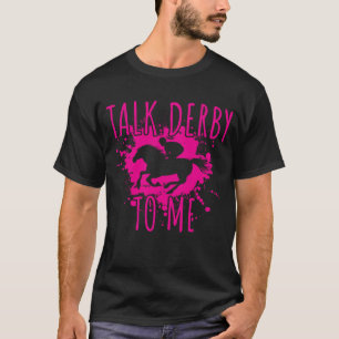 T-shirt Courses de chevaux pour filles Parle-moi du derby