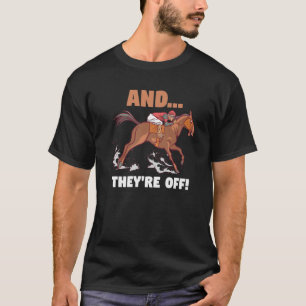 T-shirt Courses de chevaux Racer Derby Pariage Et c'est pa