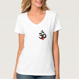 T-shirt court de douille avec le budhism de