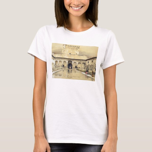 T-shirt Court of the Myrtles (Patio de los Arrayanes) et (Devant)