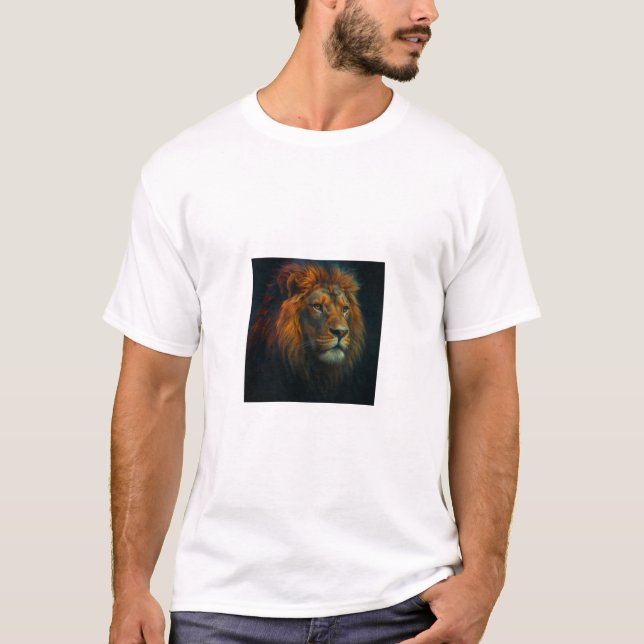T-shirt court pour hommes - Graphisme minimaliste (Devant)