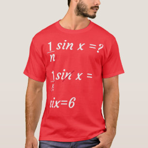 T-shirt Courte plaisanterie mathématique Geek 1