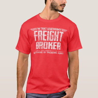 T-shirt Courtier de fret légendaire Imhat rétro