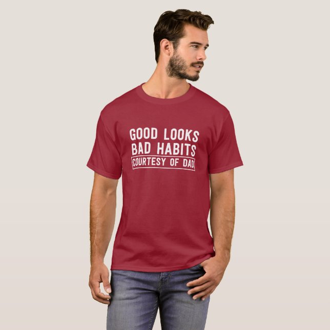 T-shirt Courtoisie de papa (Devant entier)