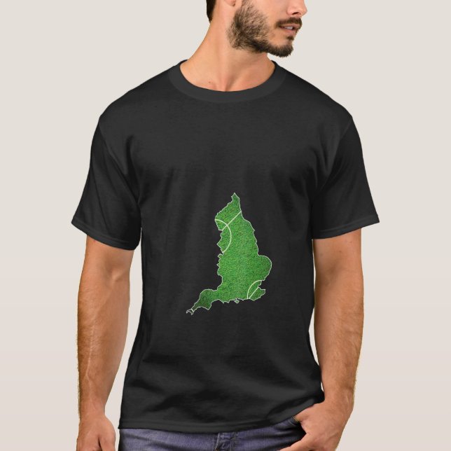 T-shirt Courts de football d'Angleterre (Devant)