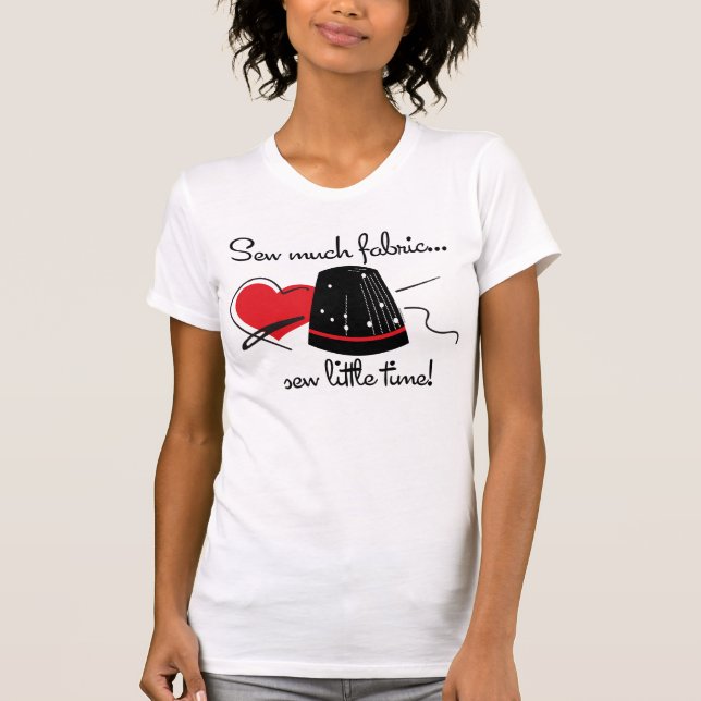 T-shirt Cousez beaucoup de tissu (Devant)
