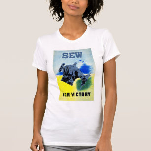T-shirt Cousez ou victoire