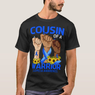 T-shirt Cousin À La Main D'Un Guerrier Alopécie Sensibilis