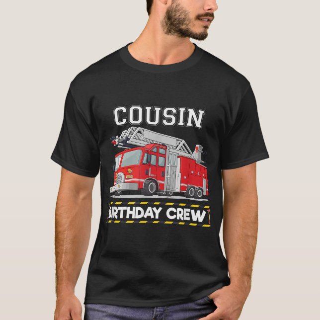 T-shirt Cousin Anniversaire Équipage correspondant Famille (Devant)
