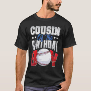 T-shirt Cousin Baseball anniversaire Boy Family Baller b j