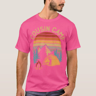 T-shirt Cousin Camp 2022 Amis Été Famille Camping Vac