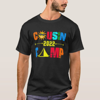 T-shirt Cousin Camp 2022 Cousin Tribe Vacances Camping
