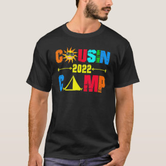 T-shirt Cousin Camp 2022 Cousin Tribe Vacation