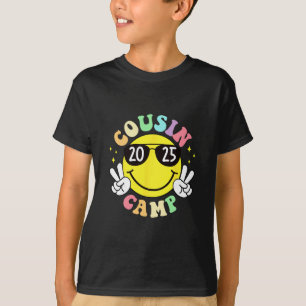 T-shirt Cousin Camp 2025 Camping Feu de camp Vacances d'ét