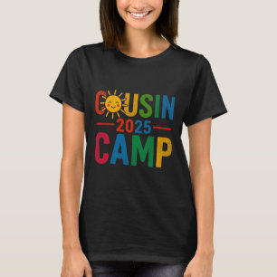 T-shirt Cousin Camp 2025 Vacances d'été Rassemblement fami