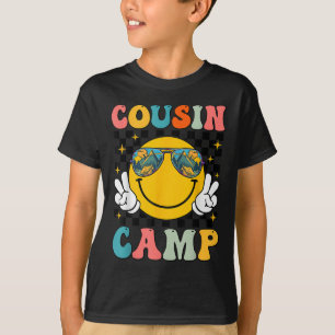 T-shirt Cousin Camp 2025 Vacances en famille Camping été C
