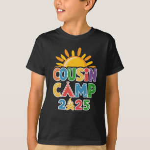T-shirt Cousin Camp 2025 Vacances en famille Camping été C