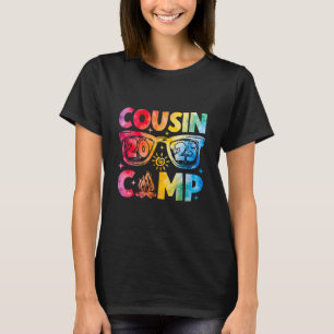 T-shirt Cousin Camp 2025 Vacances familiales Camping d'été