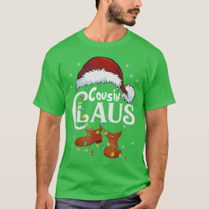 T-shirt Cousin Claus Père Noël Funny Christmas Pyjama Matc