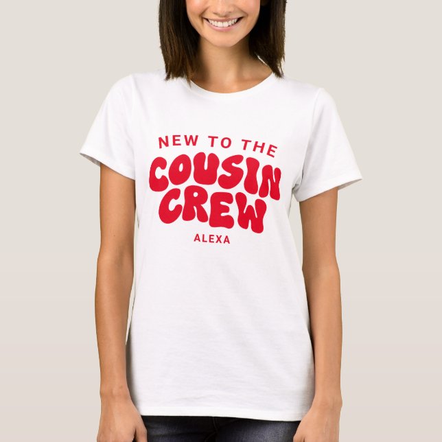 T-shirt Cousin Creative Christmas Matching Famille Réunion (Devant)