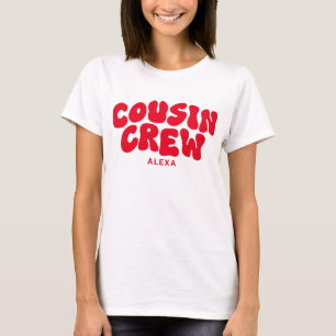 T-shirt Cousin Creative Christmas Matching Famille Réunion