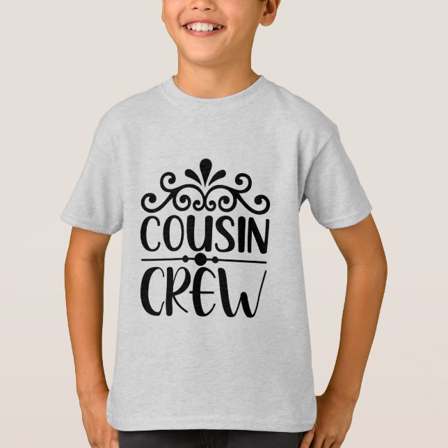 T-shirt Cousin Crew  (Devant)