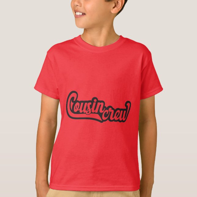 T-shirt Cousin Crew (Devant)
