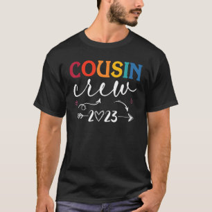 T-shirt Cousin Crew 2023 Family Vacation Weekend Road Tri
