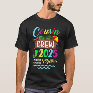 T-shirt Cousin Crew 2025 Summer Vacation Beach Voyage en f