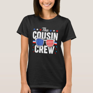 T-shirt Cousin Crew 4th of July Patriotic American Family 