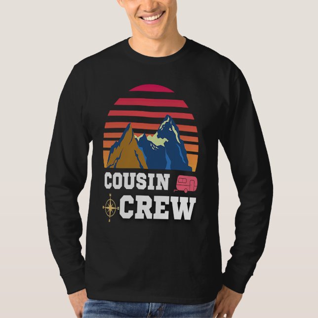 T-shirt Cousin Crew Camping Adventure (Devant)