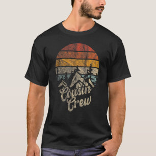 T-shirt Cousin Crew Camping Outdoor Sunset Summer Camp