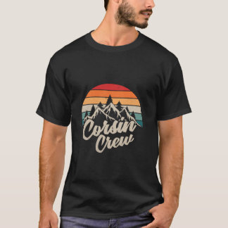 T-shirt Cousin Crew Camping Rétro Long Manche T Chemise