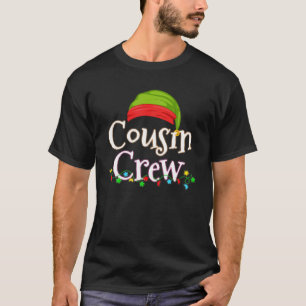 T-shirt Cousin Crew Christmas Family Member Group Cousins