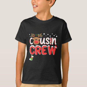 T-shirt Cousin Crew Christmas Kids Cousins Christmas Match