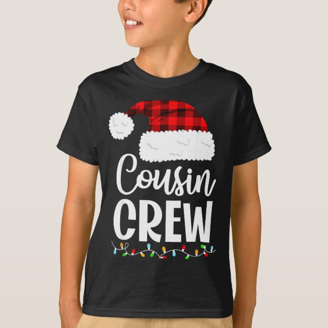 T-shirt Cousin Crew Christmas Kids Cousins Christmas Match (Devant)