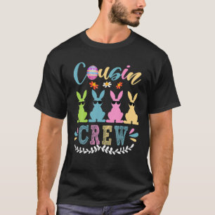 T-shirt Cousin Crew Cute Bunny Rabbit correspondant à la j