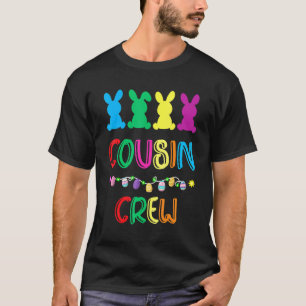 T-shirt Cousin Crew Cute Bunny Rabbit correspondant à la j