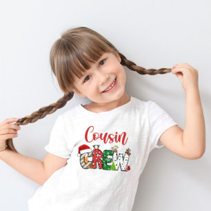 T-shirt Cousin Crew Famille de Noël cousins de pyjama