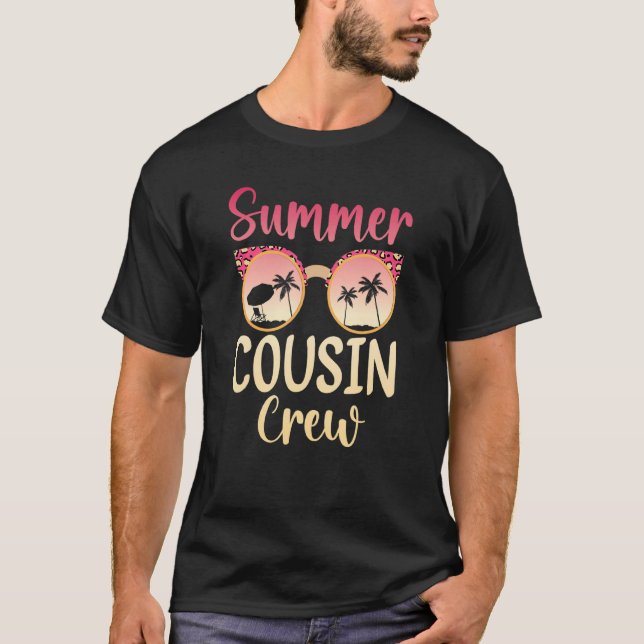 T-shirt Cousin Crew Famille Été Vacances Plage Croisière S (Devant)