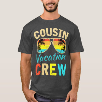 T-shirt Cousin Crew Famille Vacances Été Plage de vacances