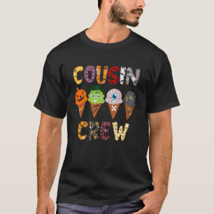 T-shirt Cousin Crew Halloween Horreur Crème de glace Citro